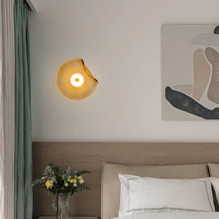 Trendy Geometric Grey Metal LED Wall Sconce Light Zawala Image - 1