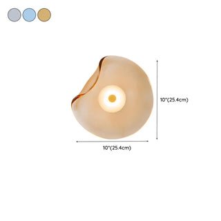 Trendy Geometric Grey Metal LED Wall Sconce Light Zawala #size