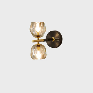 Trendy Globe Crystal Indoor 2-Bulb Ambient Wall Light Zawala Image - 15