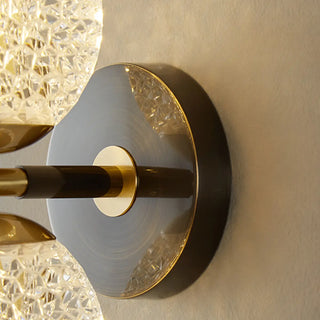 Trendy Globe Crystal Indoor 2-Bulb Ambient Wall Light Zawala Image - 9