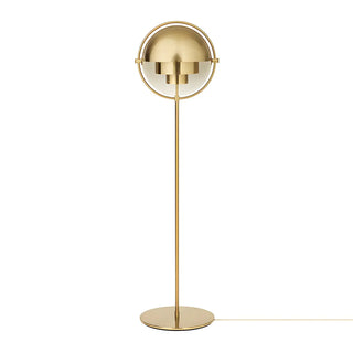 Trendy White Globe Metal LED Living Room Floor Lamp Zawala Image - 12