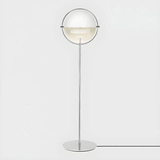Trendy White Globe Metal LED Living Room Floor Lamp Zawala Image - 13