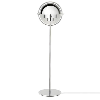 Trendy White Globe Metal LED Living Room Floor Lamp Zawala Image - 14