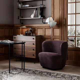 Trendy White Globe Metal LED Living Room Floor Lamp Zawala Image - 4