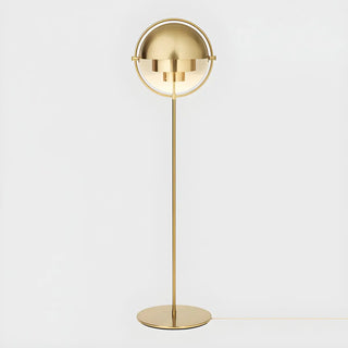 Trendy White Globe Metal LED Living Room Floor Lamp Zawala Image - 6