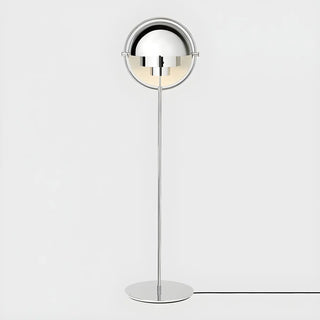 Trendy White Globe Metal LED Living Room Floor Lamp Zawala Image - 10