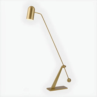 Trendy Adjustable Cylinder Gold Metal LED Floor Lamp Zawala Image - 7