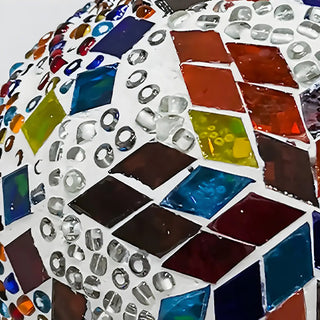 Unique Turkish Mosaic Stained Glass Stand Table Lamp Zawala Image - 12
