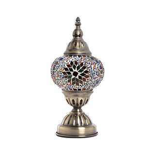 Unique Turkish Mosaic Stained Glass Stand Table Lamp Zawala Image - 13