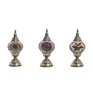 Unique Turkish Mosaic Stained Glass Stand Table Lamp Zawala Image - 15
