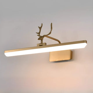 ZOWALA - Unique Gold Antler Design LED Vanity Wall Light Image - 13