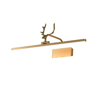 ZOWALA - Unique Gold Antler Design LED Vanity Wall Light Image - 14