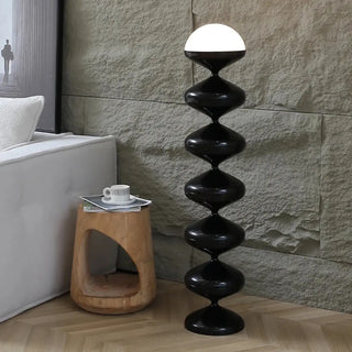 Creative Black Gourd String Metal LED Floor Lamp Zawala Image - 5