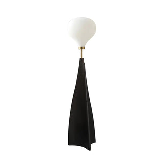 Unique Modern Cone and Globe Resin LED Floor Lamp Zawala Image - 12