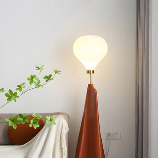 Unique Modern Cone and Globe Resin LED Floor Lamp Zawala Image - 6