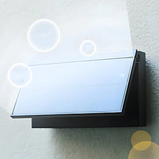 Geometric Black Acrylic Exterior Up Down Wall Lamp Zawala Image - 12