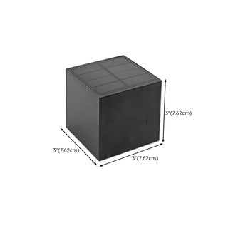 Geometric Black Acrylic Exterior Up Down Wall Lamp Zawala #size
