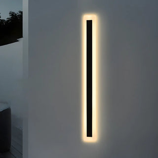 Vertical Black Outdoor LED Wall Light Fixture Zawala Image - 10
