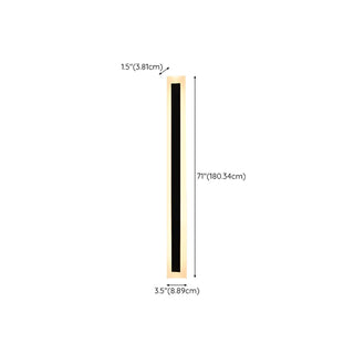 Vertical Black Outdoor LED Wall Light Fixture Zawala Image - 22
