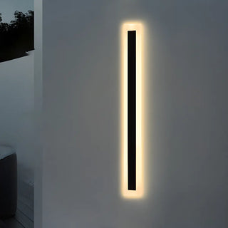 Vertical Black Outdoor LED Wall Light Fixture Zawala Image - 9