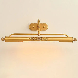 ZOWALA - Luxury Gold Floral Carved Adjustable Vanity Light Image - 10