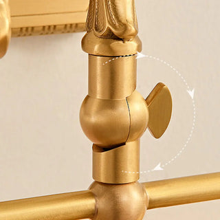 ZOWALA - Luxury Gold Floral Carved Adjustable Vanity Light Image - 12