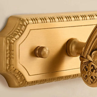 ZOWALA - Luxury Gold Floral Carved Adjustable Vanity Light Image - 13