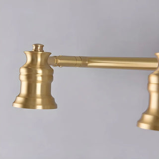 ZOWALA - Adjustable Heads Straight Gold Brass Vanity Light Image - 11