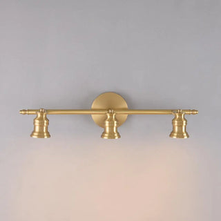 ZOWALA - Adjustable Heads Straight Gold Brass Vanity Light Image - 3