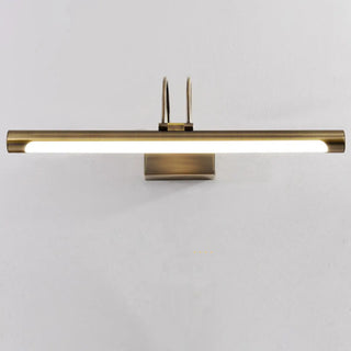 Vintage Brass Wall Mount Cylinder Vanity Mirror Light Zawala Image - 5
