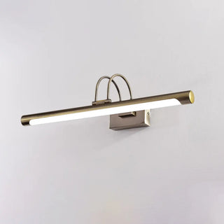 Vintage Brass Wall Mount Cylinder Vanity Mirror Light Zawala Image - 6