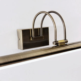 Vintage Brass Wall Mount Cylinder Vanity Mirror Light Zawala Image - 7