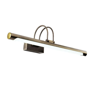 Vintage Brass Wall Mount Cylinder Vanity Mirror Light Zawala Image - 8