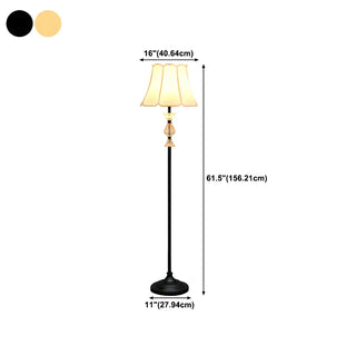 ZOWALA - Modern Metal Floor Lamp #size
