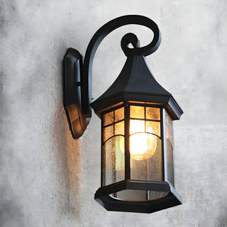 Antique Lantern External Metal Wall Light Fixture Zawala Image - 4