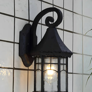 Antique Lantern External Metal Wall Light Fixture Zawala Image - 9