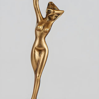 Elegant Glass Shade Art Deco Metal Base Table Lamp Zawala Image - 6