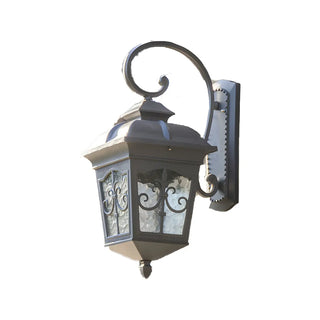 ZOWALA - Vintage Bronze Outdoor Wall Lantern Sconce Image - 15