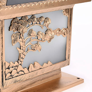 Vintage Chinese Carved Pavilion Outdoor Lantern Lamp Zawala Image - 9