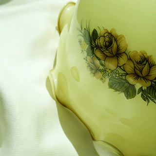 Modern Dome Flower Shade Metal Base Bedroom Table Lamp Zawala Image - 11