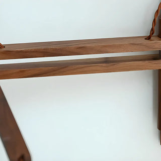 ZOWALA - Vintage Swing Arm Adjustable Ceramic Walnut Wall Light Image - 8