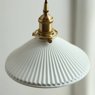 Bedside Ceramic Cone Wood Swing Arm Wall Sconce Zawala Image - 14