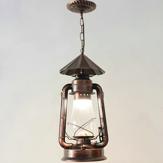 Vintage Antique Restaurant Brass Lantern Pendant Light Zawala Image - 10