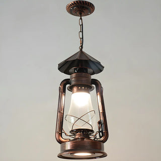 Vintage Antique Restaurant Brass Lantern Pendant Light Zawala Image - 11