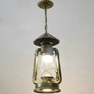 Vintage Antique Restaurant Brass Lantern Pendant Light Zawala Image - 18