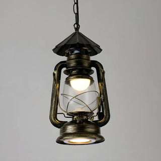 Vintage Antique Restaurant Brass Lantern Pendant Light Zawala Image - 19