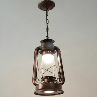 Vintage Antique Restaurant Brass Lantern Pendant Light Zawala Image - 2