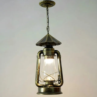 Vintage Antique Restaurant Brass Lantern Pendant Light Zawala Image - 20