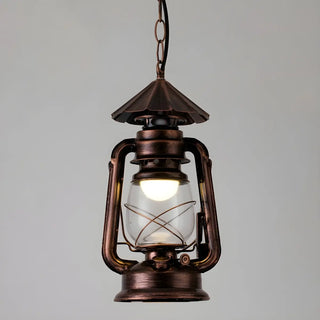 Vintage Antique Restaurant Brass Lantern Pendant Light Zawala Image - 8