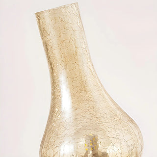 Vintage Glass Shade Candlestick Brass Base Table Lamp Zawala Image - 10